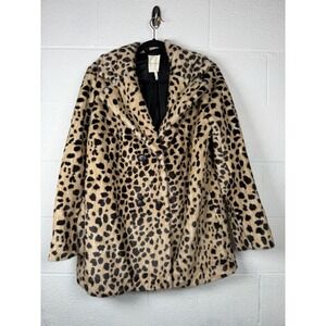 Mob Wife Bratzcore Leopard Faux Fur Womens L Coat Avec Les Filles Anthropologie